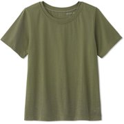 ハイブリッドベントティー HYBRID VENT TEE DC721115 モスグリーン(MO) Mサイズ [フィットネス ヨガ シャツ レディース]