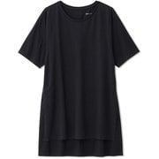 ハイブリッドベントロングレングスティー HYBRID VENT LONG LENGTH TEE DC721116 ブラック(K) Mサイズ [フィットネス ヨガ シャツ レディース]