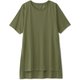ハイブリッドベントロングレングスティー HYBRID VENT LONG LENGTH TEE DC721116 モスグリーン(MO) Lサイズ [フィットネス ヨガ シャツ レディース]