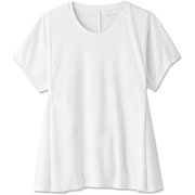 ハイブリッドフレアティー HYBRID FLARE TEE DC721124 ジャスミンホワイト(JW) Lサイズ [フィットネス ヨガ シャツ レディース]