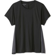 ハイブリッドフレアティー HYBRID FLARE TEE DC721124 ブラック(K) Lサイズ [フィットネス ヨガ シャツ レディース]