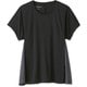 ハイブリッドフレアティー HYBRID FLARE TEE DC721124 ブラック(K) XLサイズ [フィットネス ヨガ シャツ レディース]