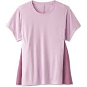 ハイブリッドフレアティー HYBRID FLARE TEE DC721124 パウダーピンク(PN) Lサイズ [フィットネス ヨガ シャツ レディース]