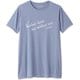 ロングレングスプリントティー LONG LENGTH PRINT TEE DC721128 アイリスブルー(IL) Mサイズ [フィットネス ヨガ シャツ レディース]
