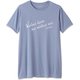 ロングレングスプリントティー LONG LENGTH PRINT TEE DC721128 アイリスブルー(IL) Lサイズ [フィットネス ヨガ シャツ レディース]
