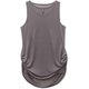 シアースラブレイヤードタンク SHEER SLUB LAYERED TANK TOP DC521107 ダブグレー(DY) Lサイズ [フィットネス ヨガ シャツ レディース]