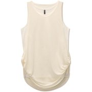 シアースラブレイヤードタンク SHEER SLUB LAYERED TANK TOP DC521107 ジャスミンホワイト(JW) Lサイズ [フィットネス ヨガ シャツ レディース]