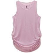 シアースラブレイヤードタンク SHEER SLUB LAYERED TANK TOP DC521107 パウダーピンク(PN) Mサイズ [フィットネス ヨガ シャツ レディース]