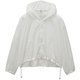 アンレールショートジャケット EN LAIR SHORT JACKET DC321107 ジャスミンホワイト(JW) Mサイズ [フィットネス ヨガ ジャケット レディース]
