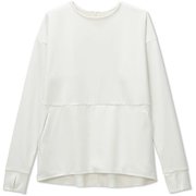クロスオーバーストレッチプルオーバー CROSSOVER STRETCH PULL OVER DC50315 ジャスミンホワイト(JW) Lサイズ [フィットネス ヨガ ジャケット レディース]