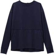 クロスオーバーストレッチプルオーバー CROSSOVER STRETCH PULL OVER DC50315 スチールネイビー(NS) Lサイズ [フィットネス ヨガ ジャケット レディース]