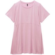 ドライミックスロングレングスティー DRYMIX LONG LENGTH TEE DC721114 パウダーピンク(PN) Lサイズ [フィットネス ヨガ シャツ　レディース]
