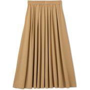 ミッドタウンギャザースカート MIDTOWN GATHER SKIRT DC40101 オークベージュ(AK) Mサイズ [フィットネス ヨガ スカート レディース]
