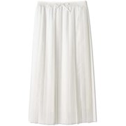 プリーテッドスカート PLEATED SKIRT DC421104 ジャスミンホワイト(JW) Lサイズ [フィットネス ヨガ スカート レディース]