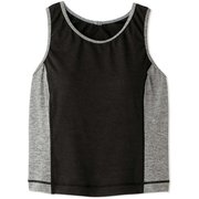 オールデイアクティブジャージーカラースイッチタンク ALL DAY ACTIVE COLOR SWITCH CROP TANK DA121102 ブラック(K) Mサイズ [フィットネス ヨガ カップ付きシャツ レディース]
