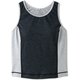 オールデイアクティブジャージーカラースイッチタンク ALL DAY ACTIVE COLOR SWITCH CROP TANK DA121102 ブラックネイビー(KN) Sサイズ [フィットネス ヨガ カップ付きシャツ レディース]