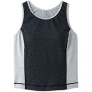 オールデイアクティブジャージーカラースイッチタンク ALL DAY ACTIVE COLOR SWITCH CROP TANK DA121102 ブラックネイビー(KN) Sサイズ [フィットネス ヨガ カップ付きシャツ レディース]