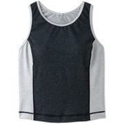オールデイアクティブジャージーカラースイッチタンク ALL DAY ACTIVE COLOR SWITCH CROP TANK DA121102 ブラックネイビー(KN) Lサイズ [フィットネス ヨガ カップ付きシャツ レディース]