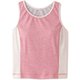 オールデイアクティブジャージーカラースイッチタンク ALL DAY ACTIVE COLOR SWITCH CROP TANK DA121102 スモーキーローズ(SR) Lサイズ [フィットネス ヨガ カップ付きシャツ レディース]