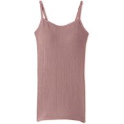 リブイットアップキャミソール RIB IT UP CAMISOLE DA121103 オールドローズ(LD) Lサイズ [フィットネス ヨガ カップ付きシャツ レディース]