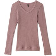 リブイットアップロングスリーブトップ RIB IT UP LONG SLEEVE TOP DA10107 オールドローズ(LD) Mサイズ [フィットネス ヨガ シャツ レディース]