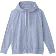 オールデイアクティブフーディー ALL DAY ACTIVE HOODIE DA50107 ブルーヘザー(BH) Lサイズ [フィットネス ヨガ パーカー レディース]