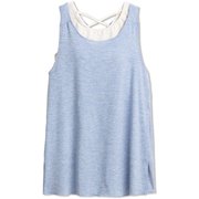 オールデイアクティブマタニティーセットアップタンク ALL DAY ACTIVE MATERNITY SET UP TANK DAM50151 ブルーヘザー(BH) Lサイズ [フィットネス ヨガ シャツ ブラセット レディース]