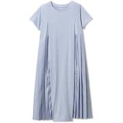 マタニティハイブリッドワンピース MATERNITY HYBRID ONE PIECE DAM521172 ベビーブルー(BE) Mサイズ [フィットネス ヨガ シャツ レディース]