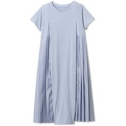 マタニティハイブリッドワンピース MATERNITY HYBRID ONE PIECE DAM521172 ベビーブルー(BE) Lサイズ [フィットネス ヨガ シャツ レディース]