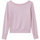 オールデイアクティブジャージーライトロングスリーブクロップティー ALL DAY ACTIVE LIGHT L/S CROP TEE DA721104 ヘザーピンク(HZ) Lサイズ [フィットネス ヨガ シャツ レディース]