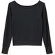 オールデイアクティブジャージーライトロングスリーブクロップティー ALL DAY ACTIVE LIGHT L/S CROP TEE DA721104 ブラック(K) Sサイズ [フィットネス ヨガ シャツ レディース]