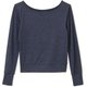 オールデイアクティブジャージーライトロングスリーブクロップティー ALL DAY ACTIVE LIGHT L/S CROP TEE DA721104 ウォッシュネイビー(WA) Sサイズ [フィットネス ヨガ シャツ レディース]