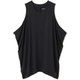 オールデイアクティブジャージーライトロングレングスカバータンク ALL DAY ACTIVE LIGHT L/L COVER TANK DA721150 ブラック(K) Sサイズ [フィットネス ヨガ シャツ レディース]