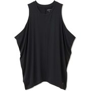 オールデイアクティブジャージーライトロングレングスカバータンク ALL DAY ACTIVE LIGHT L/L COVER TANK DA721150 ブラック(K) Sサイズ [フィットネス ヨガ シャツ レディース]