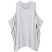 オールデイアクティブジャージーライトロングレングスカバータンク ALL DAY ACTIVE LIGHT L/L COVER TANK DA721150 ミディアムグレー(MH) Sサイズ [フィットネス シャツ レディース]