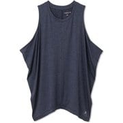 オールデイアクティブジャージーライトロングレングスカバータンク ALL DAY ACTIVE LIGHT L/L COVER TANK DA721150 ウォッシュネイビー(WA) Mサイズ [フィットネス シャツ レディース]
