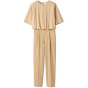 ストレッチオールインワン STRETCH ALL IN ONE DMF321105 ライトベージュ×ライトベージュ(BB) サイズ2 [フィットネス ヨガ シャツ レディース]