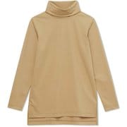 タートルネックドトップ TURTLE NECKED TOP DMF521101 ライトベージュ(BL) サイズ2 [フィットネス ヨガ シャツ レディース]