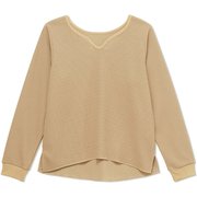 サーマルプルオーバー THERMAL PULL OVER DMF521102 ライトベージュ(BL) サイズ2 [フィットネス ヨガ ジャケット レディース]