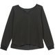 サーマルプルオーバー THERMAL PULL OVER DMF521102 ブラック(K) サイズ3 [フィットネス ヨガ ジャケット レディース]