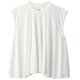 TUCKED FRENCH TEE DEAR721300 ジャスミンホワイト(JW) Mサイズ [フィットネス ヨガ シャツ レディース]