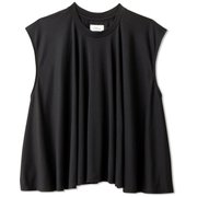 TUCKED FRENCH TEE DEAR721300 ブラック(K) Mサイズ [フィットネス ヨガ シャツ レディース]