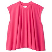 TUCKED FRENCH TEE DEAR721300 ネオンピンク(NP) Lサイズ [フィットネス ヨガ シャツ レディース]