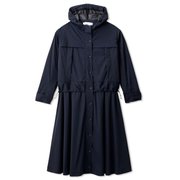 ウォーターレペレントストレッチトランスフォームコート WR STRETCH TRANSFORM COAT DEAR321302 クールネイビー(CV) Mサイズ [フィットネス ヨガ コート レディース]