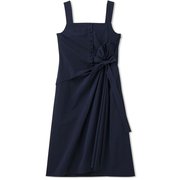 ストレッチギャザードワンピース STRETCH GATHERED ONE-PIECE DEAR321304 クールネイビー(CV) Lサイズ [フィットネス ヨガ ワンピース レディース]