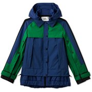 トランスフォームツーウェイジャケット TRANSFORM 2WAY JACKET DEAR321300 グリーン×ブルー(GB) Lサイズ [フィットネス ヨガ ジャケット レディース]