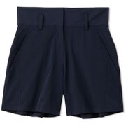 ストレッチワイドショート STRETCH WIDE SHORT DEAR421300 クールネイビー(CV) Lサイズ [フィットネス ヨガ ショートパンツ レディース]