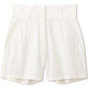 ストレッチワイドショート STRETCH WIDE SHORT DEAR421300 ジャスミンホワイト(JW) Lサイズ [フィットネス ヨガ ショートパンツ レディース]