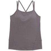 ダンスキン アロンジェキャミソール DANSKIN ALLONGE CAMISOLE DC10111 ダブグレー(DY) Sサイズ [フィットネス ヨガ カップ付きシャツ レディース]