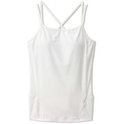 ダンスキン アロンジェキャミソール DANSKIN ALLONGE CAMISOLE DC10111 ジャスミンホワイト(JW) Lサイズ [フィットネス ヨガ カップ付きシャツ レディース]